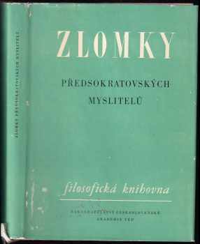 Zlomky předsokratovských myslitelů