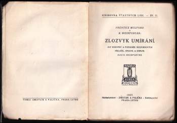 Prentice Mulford: Zlozvyk umírání