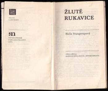 Helle Stangerup: Žluté rukavice