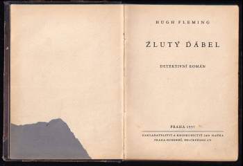 František H Šubert: Žlutý ďábel