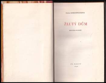 Olga Scheinpflugová: Žlutý dům