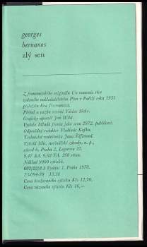 Georges Bernanos: Zlý sen