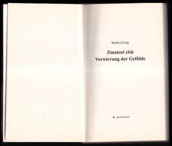 Stefan Zweig: Zmatení citů