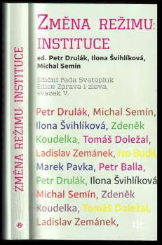 Petr Drulák: Změna režimu: Instituce