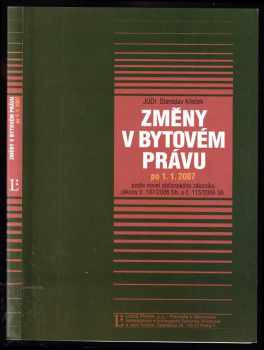 Změny v bytovém právu po 1.1.2007