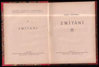 Karel Červinka: Zmítání