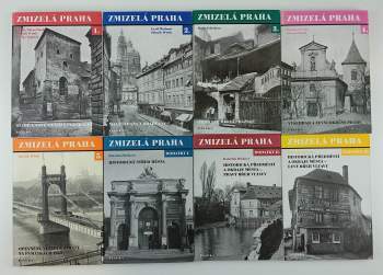 Emanuel Poche: Zmizelá Praha 1.díl až 5. díl + Zmizelá Praha dodatky 1.díl-3.díl