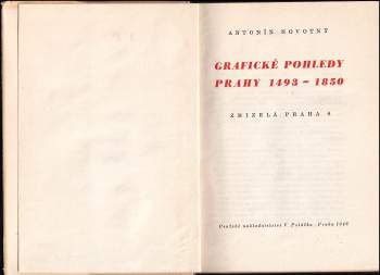 Antonín Novotný: Grafické pohledy Prahy 1493-1850, Zmizelá Praha 6