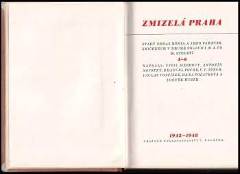Zdeněk Wirth: Zmizelá Praha