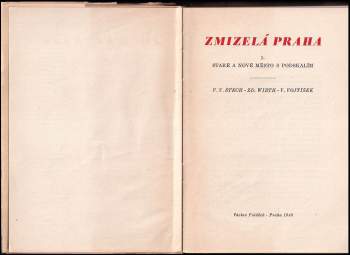 Zdeněk Wirth: Zmizelá Praha