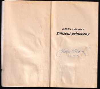 Jaroslav Velinský: Zmizení princezny