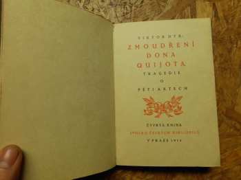 Viktor Dyk: Zmoudření Dona Quijota