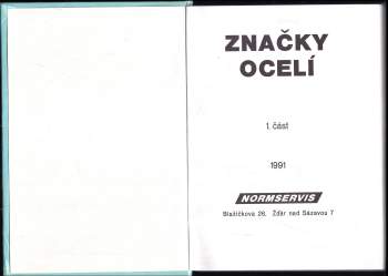 Značky ocelí