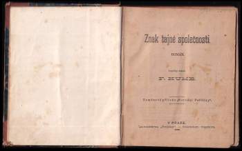 F Hume: Znak tajné společnosti