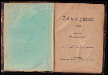 F Hume: Znak tajné společnosti