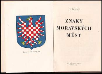 František Zvolský: Znaky moravských měst