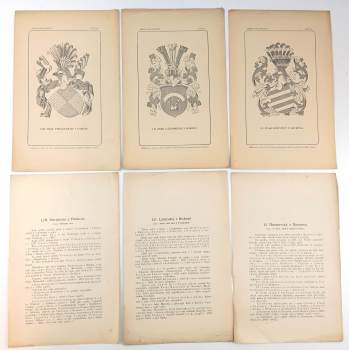 Vojtěch Král z Dobré Vody: Znaky rodů českých vydané při Časopisu Společnosti přátel starožitností českých w Praze roč. II. (1894.) až VI. (1898.)