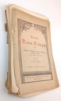Znaky rodů českých vydané při Časopisu Společnosti přátel starožitností českých w Praze roč. II. (1894.) až VI. (1898.)