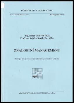 Vojtěch Koráb: Znalostní management