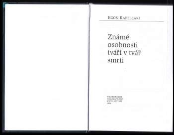 Egon Kapellari: Známé osobnosti tváří v tvář smrti