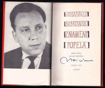Johannes Bobrowski: Znamení popela