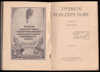 Š Kupčík: Znamení poslední doby