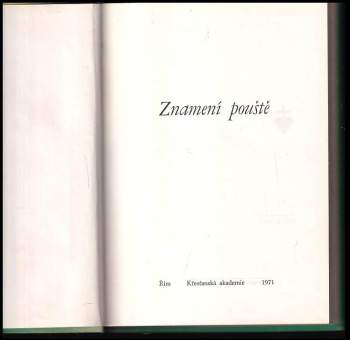 Charles de Foucauld: Znamení pouště