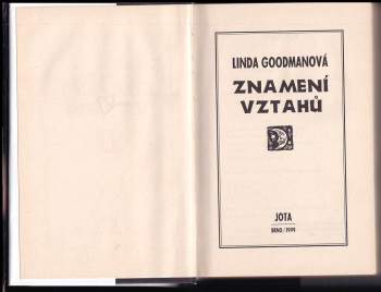 Linda Goodman: Znamení vztahů
