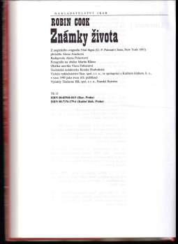 Robin Cook: Známky života