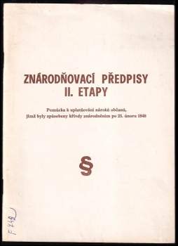 Znárodňovací předpisy II. etapy