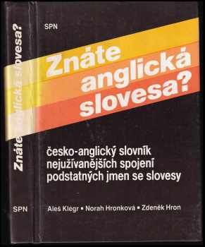 Zdeněk Hron: Znáte anglická slovesa?