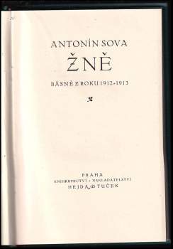 Antonín Sova: Žně