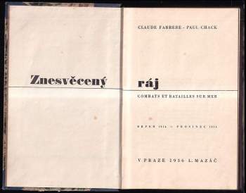 Claude Farrère: Znesvěcený ráj