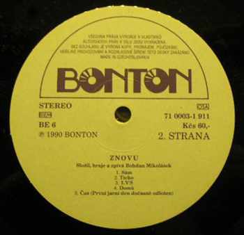 Bohdan Mikolášek: Znovu