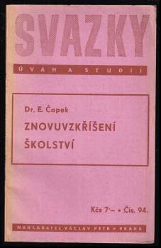 Znovuvzkříšení školství