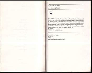 Gerald Malcolm Durrell: Zoo na zámku