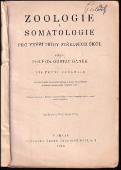 Zoologie a somatologie pro vyšší třídy středních škol