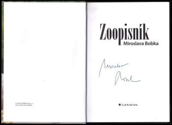 Miroslav Bobek: Zoopisník Miroslava Bobka