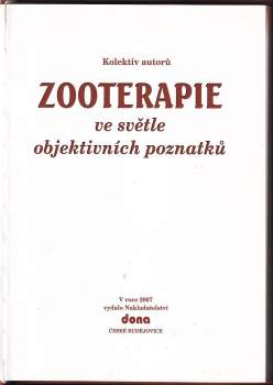 Miloš Velemínský: Zooterapie ve světle objektivních poznatků
