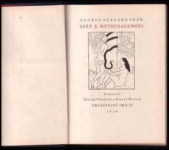 Bernard Shaw: Zpět k Methusalemovi