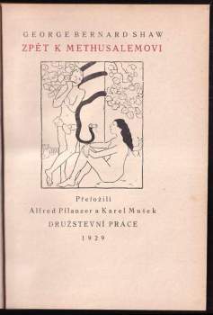Bernard Shaw: Zpět k Methusalemovi