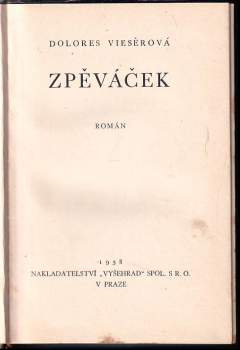 Dolores Viesèr: Zpěváček