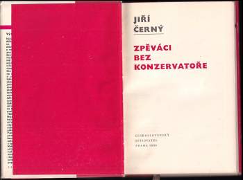 Jiří Černý: Zpěváci bez konzervatoře