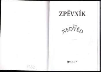Jan Nedvěd: Zpěvník
