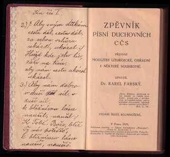 Zpěvník písní duchovních, doporučitelných bratřím a sestrám církve československé