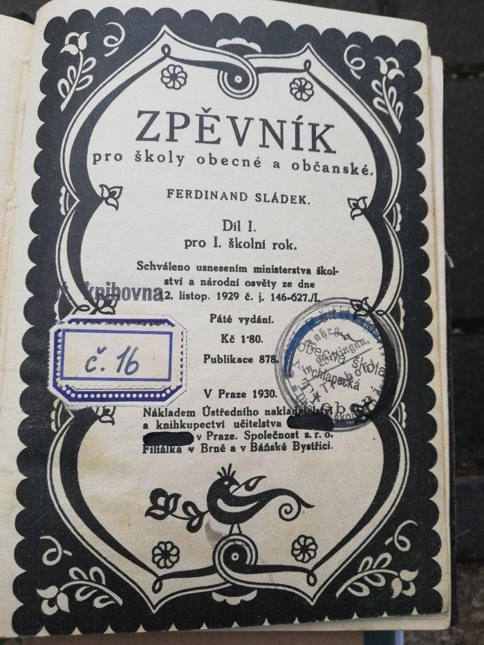 Zpěvník pro školy obecné a občanské
