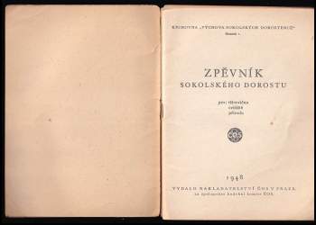 Zpěvník sokolského dorostu
