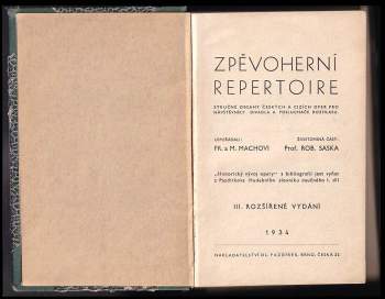 Zpěvoherní repertoire