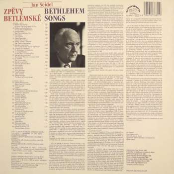 Jan Seidel: Zpěvy Betlémské (Bethlehem Songs)