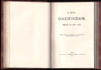 Antonín Sova: Soucit i vzdor